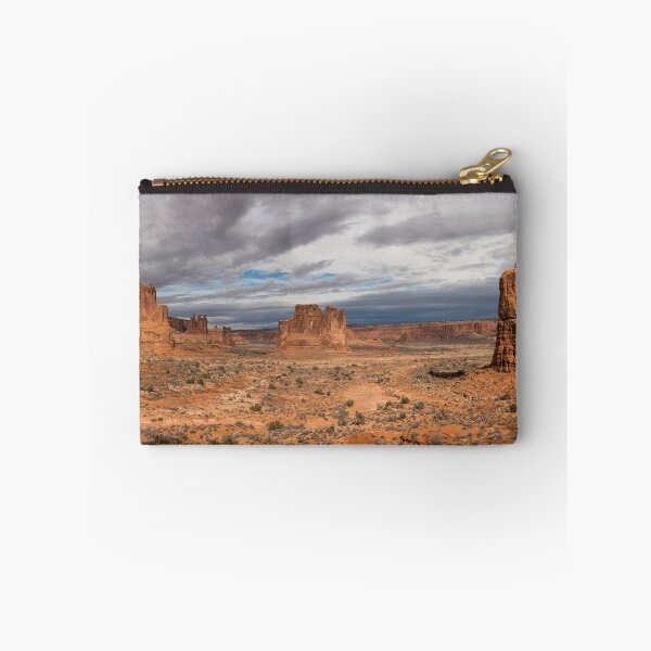 Item preview, Three Gossips And Courthouse Towers Panorama - Arches National Park - Moab Utah designed and sold by Brian Harig.