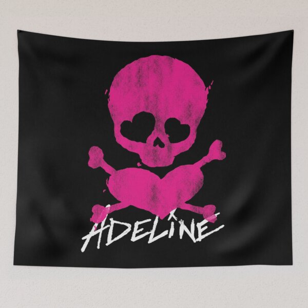 Item preview, Adeline Street Pink Skull - Defunct Logo Series (Record Label) Shirt designed and sold by malino228.