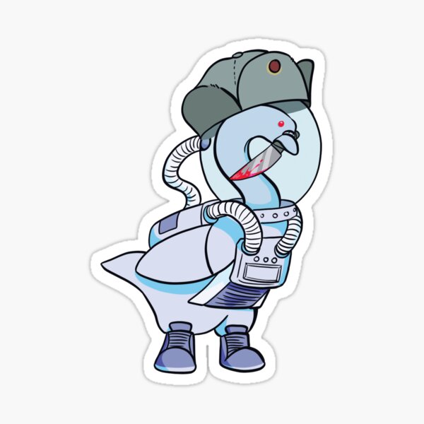 Amongoose WHITE Sticker