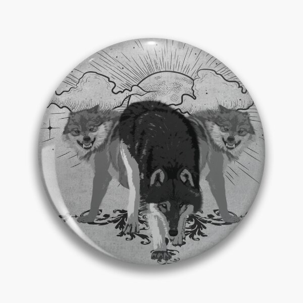 Item preview, Wonderful wolves in black and white designed and sold by nicky2342.