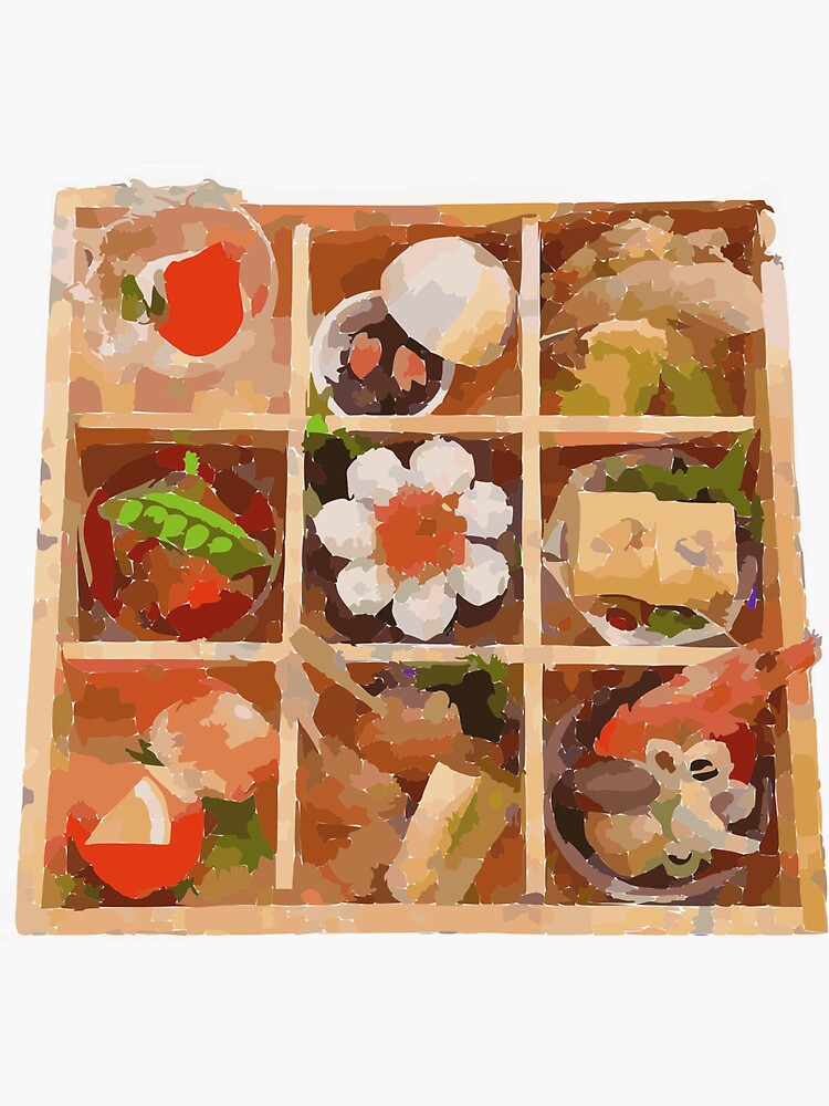 Japanese Bento Illustration Design by JoyforU