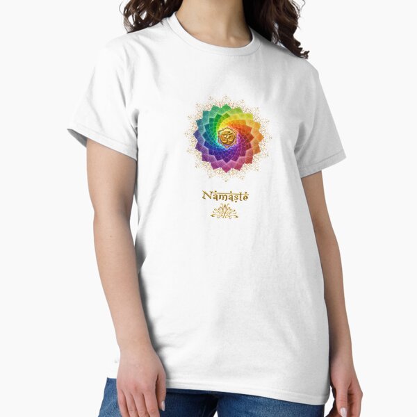 Item preview, Rainbow Lotus Om Namaste designed and sold by Lilyas.