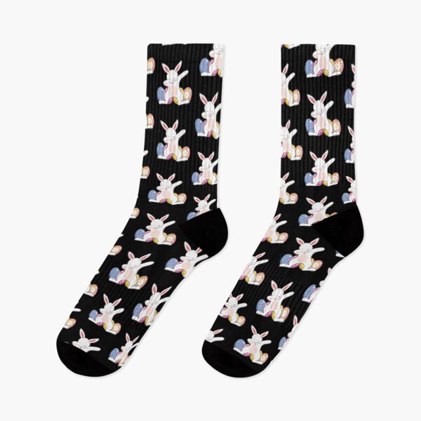 Item preview, Cute Dabbing Easter Bunny and Easter Eggs designed and sold by EverythingKawai.