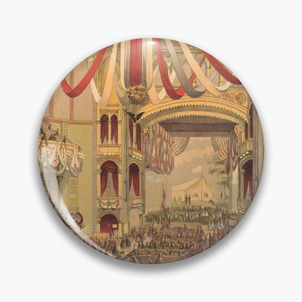 Item preview, Vintage Architect Print - Brooklyn Academy of Music 19th century designed and sold by KnightandMoon.
