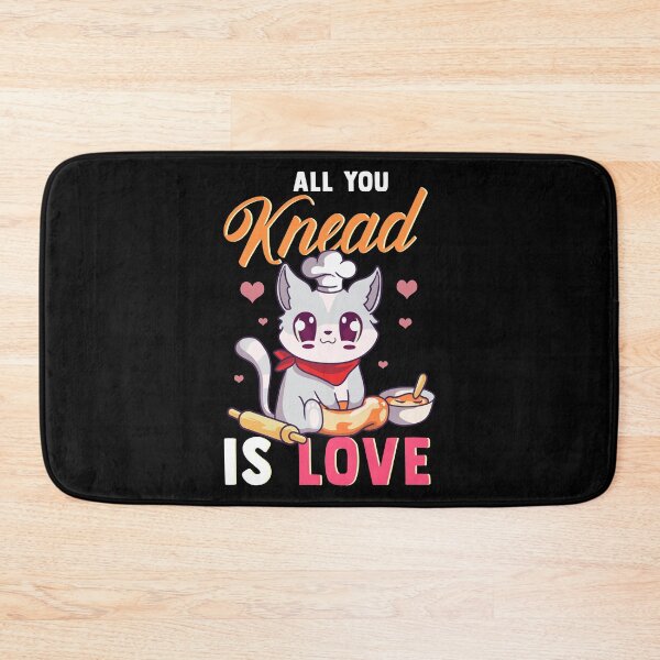 Item preview, Cute All You Knead Is Love Cat Kneading Pun designed and sold by perfectpresents.