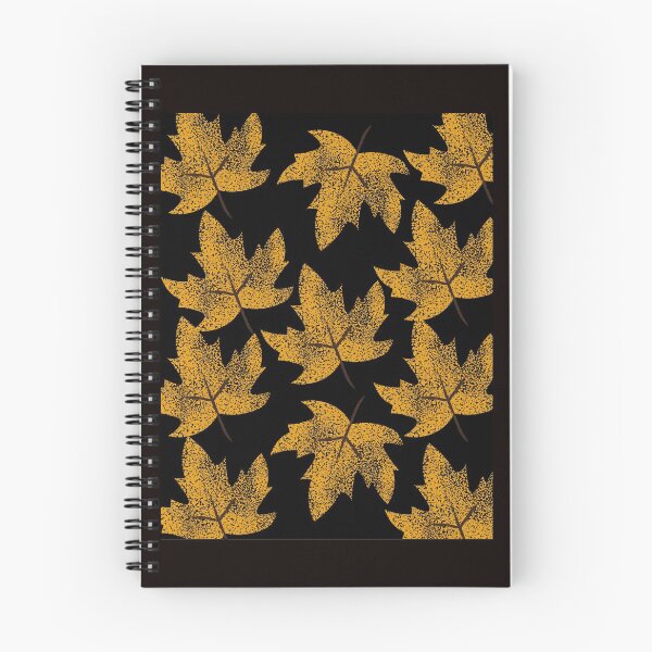 Item preview, GOLDEN LEAF BLACK BACKGROUND DESIGN designed and sold by Deeparsh.