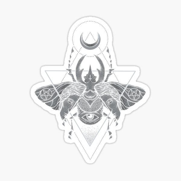 Occult Beetle Sticker