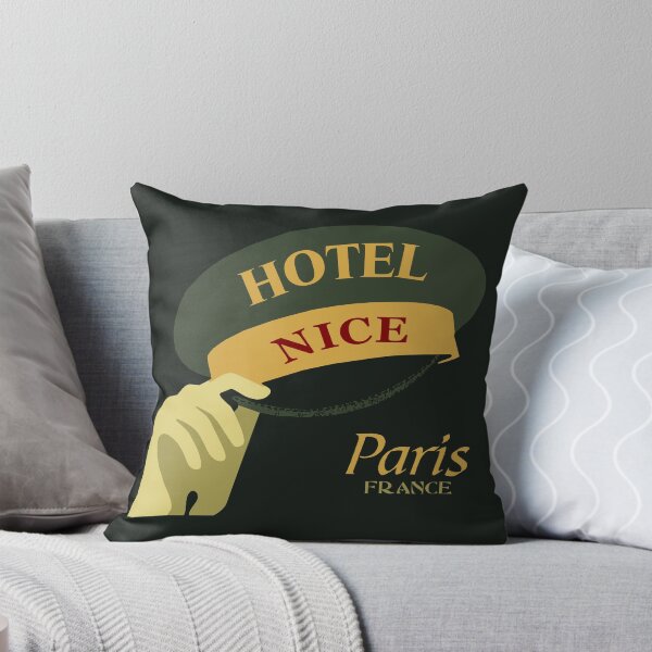 Item preview, Hats off for a Nice Hotel Paris France retro style designed and sold by aapshop.