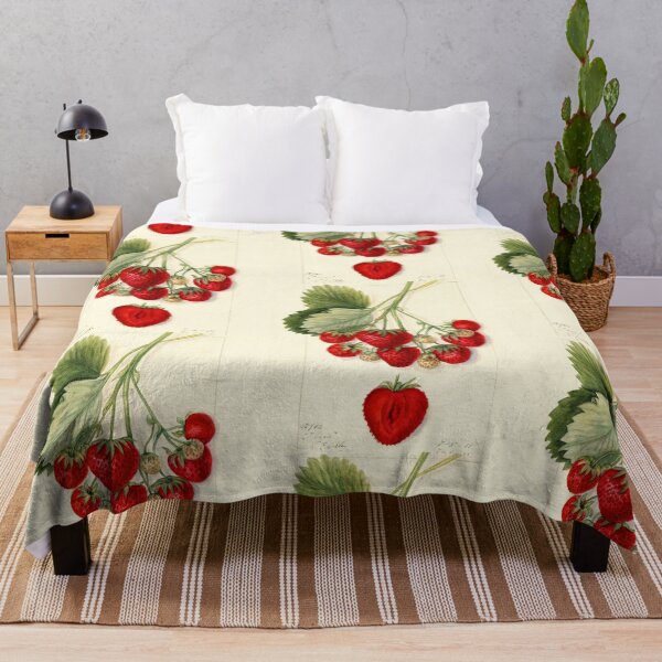 Item preview, Cottage core strawberry  designed and sold by Nyanko-Sempai.