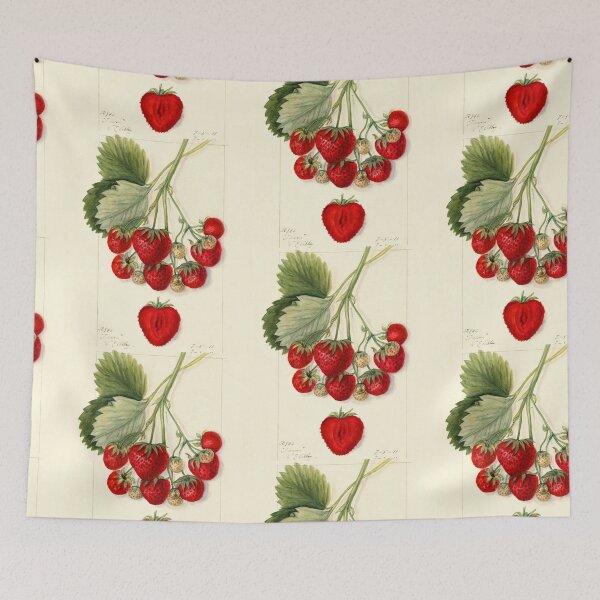 Item preview, Cottage core strawberry  designed and sold by Nyanko-Sempai.