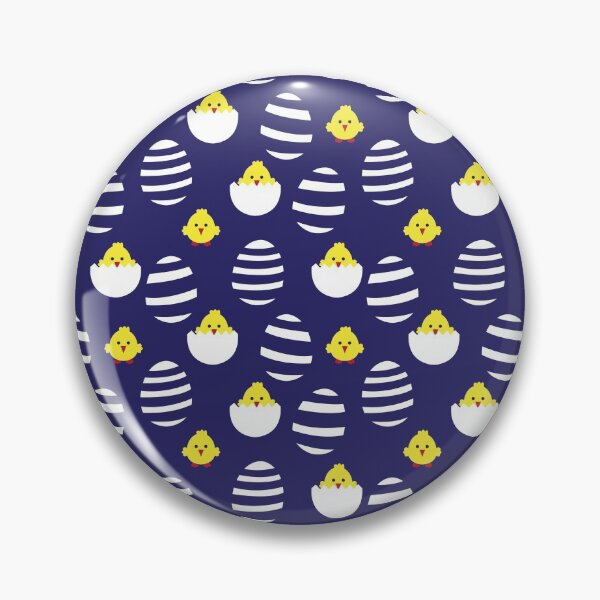 Item preview, Blue Happy Easter Egg Pattern designed and sold by Siu-Hong Mok.