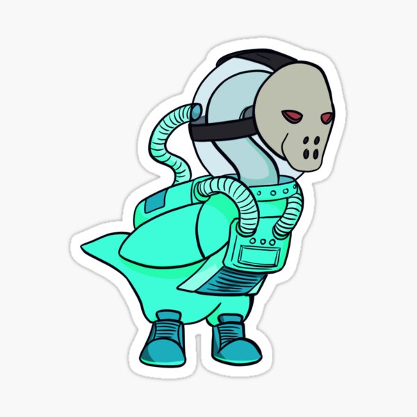 Amongoose CYAN Sticker