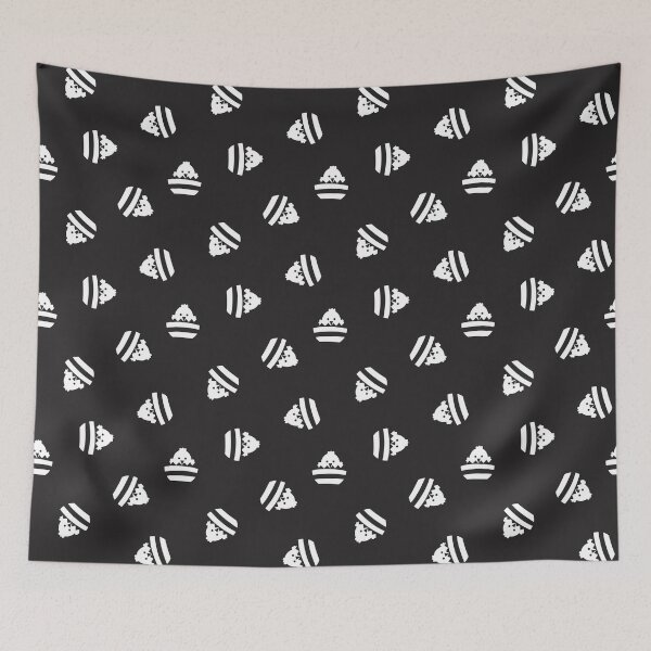 Item preview, Black and White Easter Egg Pattern designed and sold by Siu-Hong Mok.