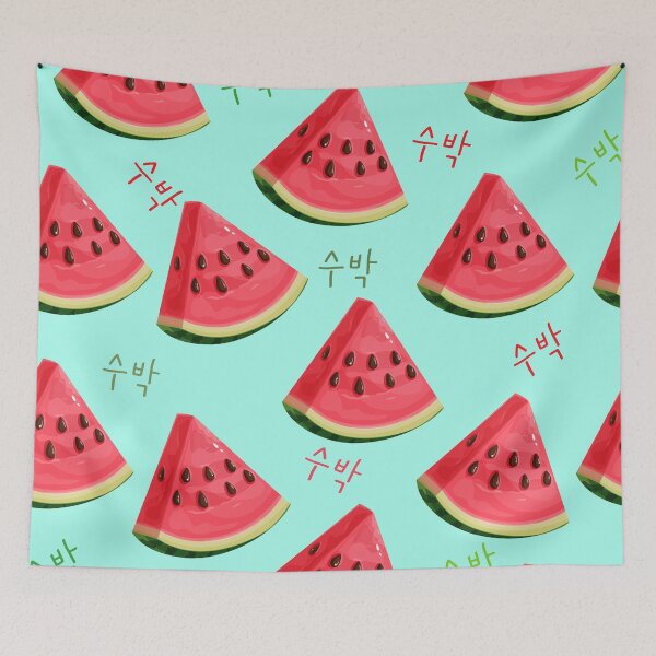 Artikelvorschau, Wassermelonenmuster Design 수박 entworfen und verkauft von K-LetterCo.