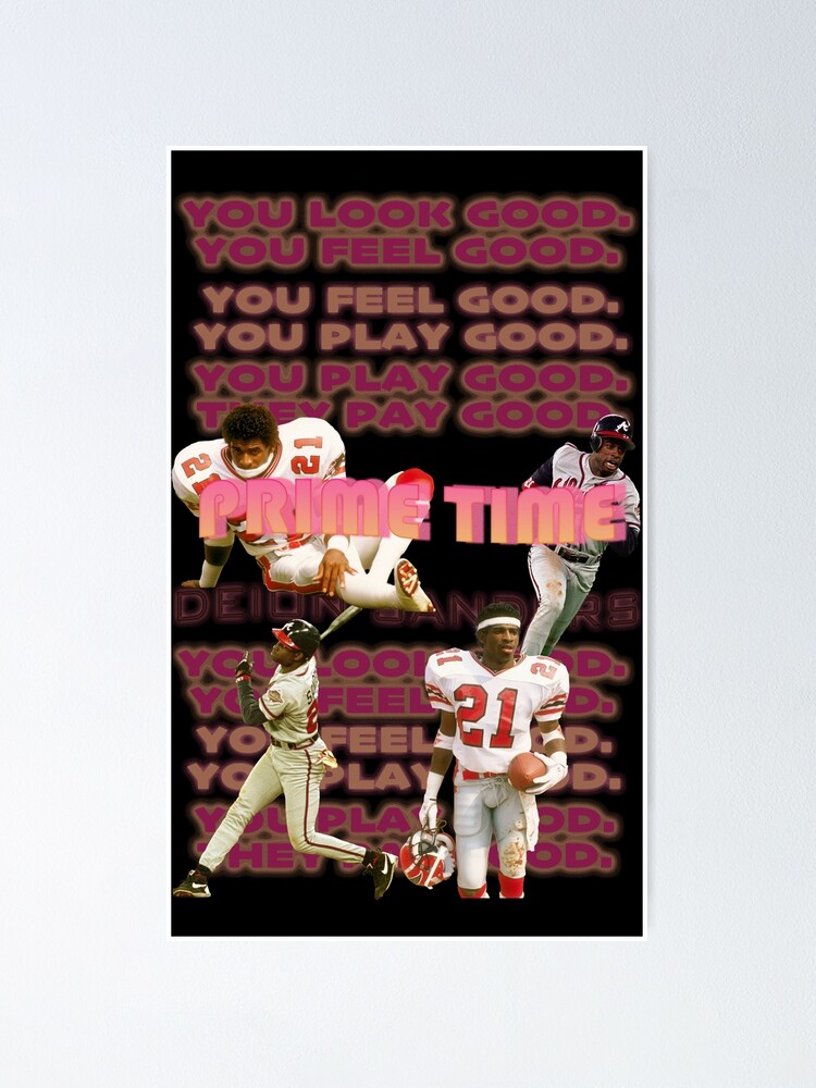 deion sanders nike poster