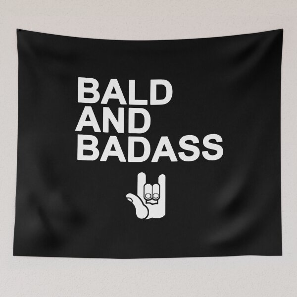 Item preview, Bald And Badass designed and sold by MakeItTrend.