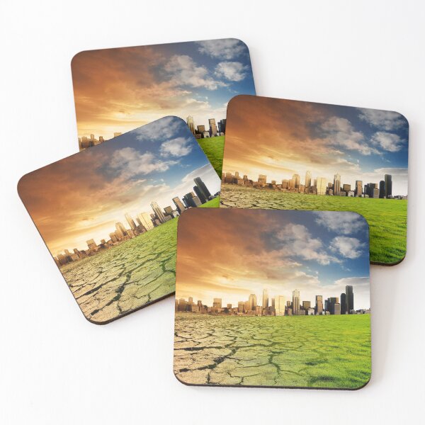 Item preview, Effect of global warming on a city designed and sold by TravelDrone.