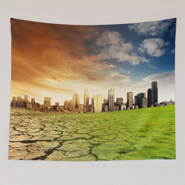 Item preview, Effect of global warming on a city designed and sold by TravelDrone.