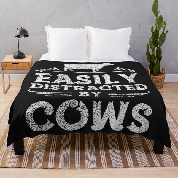 Item preview, Easily Distracted By Cows Funny Cow Farmer Gifts designed and sold by Grewal21.