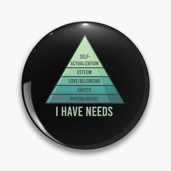 Item preview,  I have needs - Maslow's Hierarchy of needs- Psychology Design designed and sold by Psychologist's Inventory.