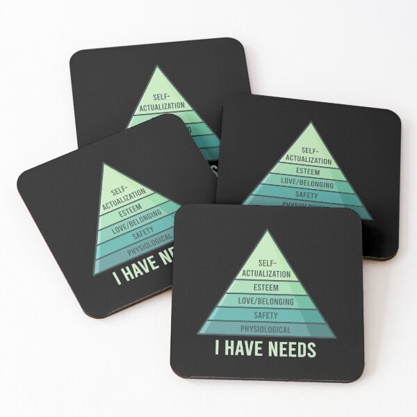 Item preview,  I have needs - Maslow's Hierarchy of needs- Psychology Design designed and sold by Psychologist's Inventory.