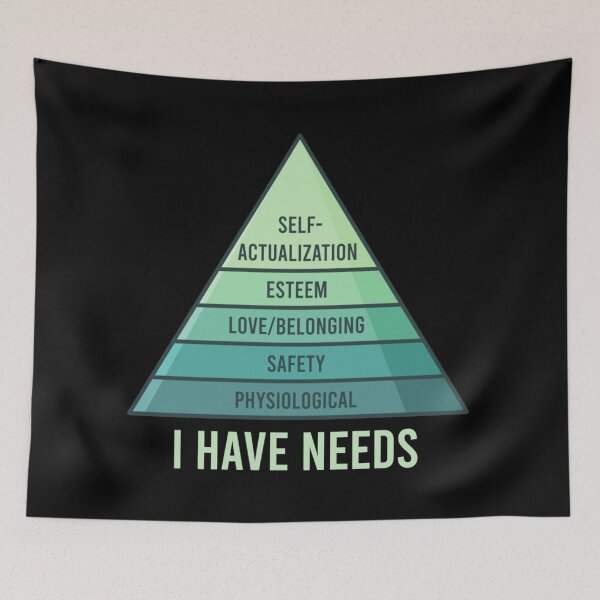 Item preview,  I have needs - Maslow's Hierarchy of needs- Psychology Design designed and sold by Psychologist's Inventory.