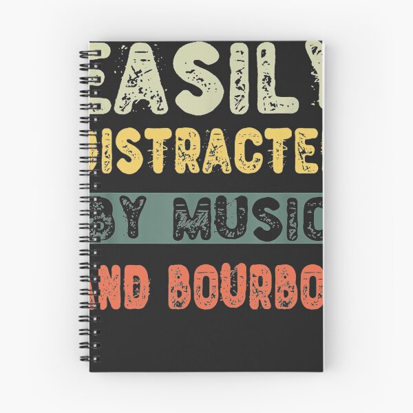 Item preview, Easily Distracted By Music And Bourbon designed and sold by Grewal21.