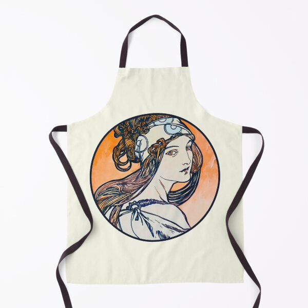 Item preview, Art Nouveau Style Woman Looking Back Watercolor designed and sold by Terry Bain.