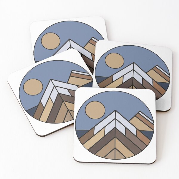Item preview, Simplistic Mountain with Water and Sky designed and sold by GardenOfWhimsy.
