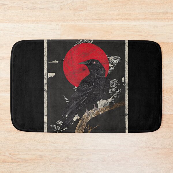 Item preview, Red Moon Graphic Black Crow designed and sold by ryanpensyp.