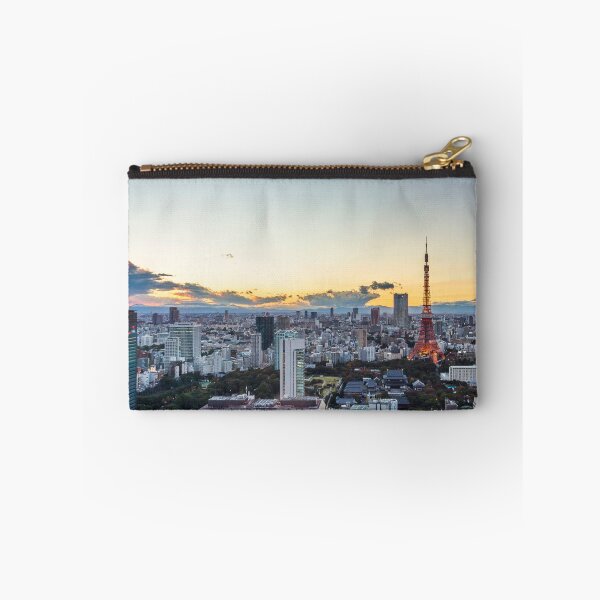 Item preview, Tokyo top view sunset designed and sold by TravelDrone.