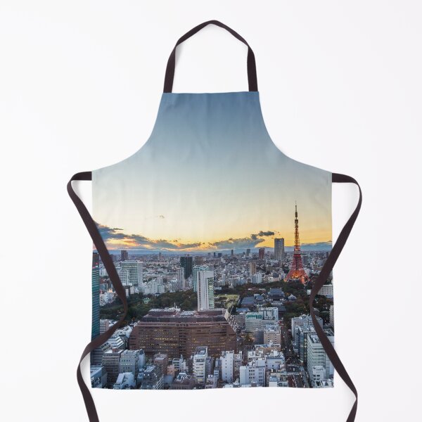 Item preview, Tokyo top view sunset designed and sold by TravelDrone.
