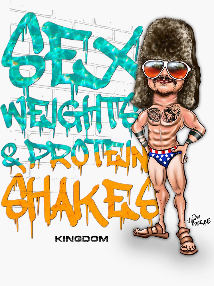 Villastrations ⚫ Jay Kulina Sex Weights Shakes Sticker For Sale By Navystdesigns Redbubble 3309