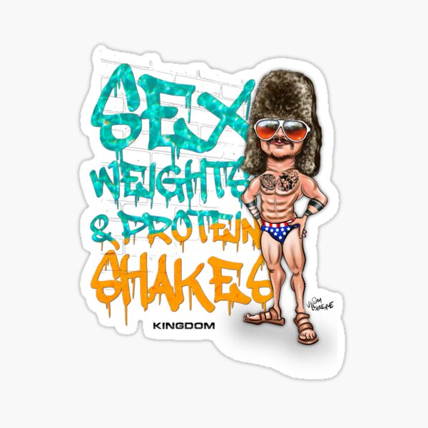 Villastrations ⚫ Jay Kulina Sex Weights Shakes Sticker