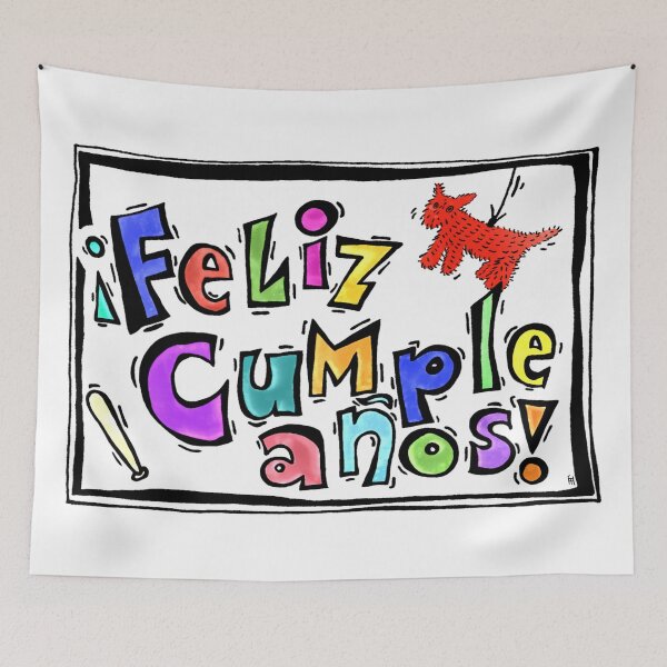 Item preview, Feliz Cumpleanos! Happy Birthday! designed and sold by PricklyPearfect.