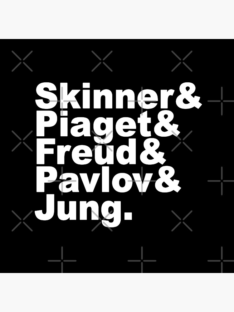 Skinner Piaget Freud Pavlov and Jung Psychology Design