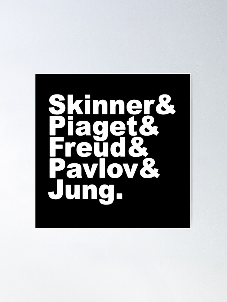 Skinner Piaget Freud Pavlov and Jung Psychology Design