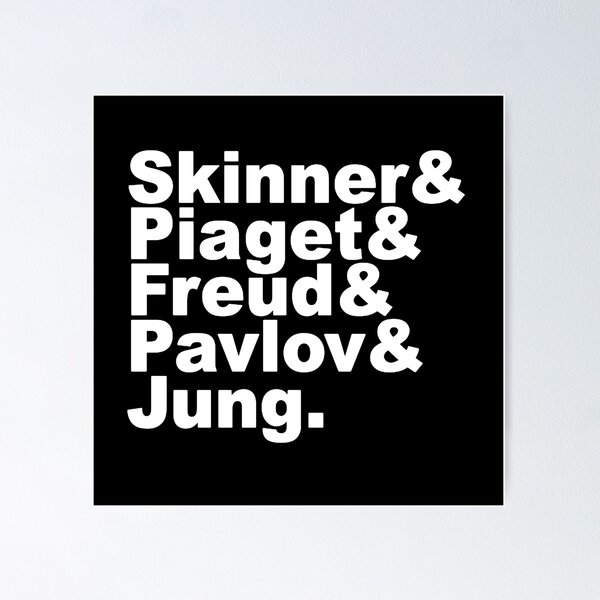 Skinner Piaget Freud Pavlov and Jung Psychology Design