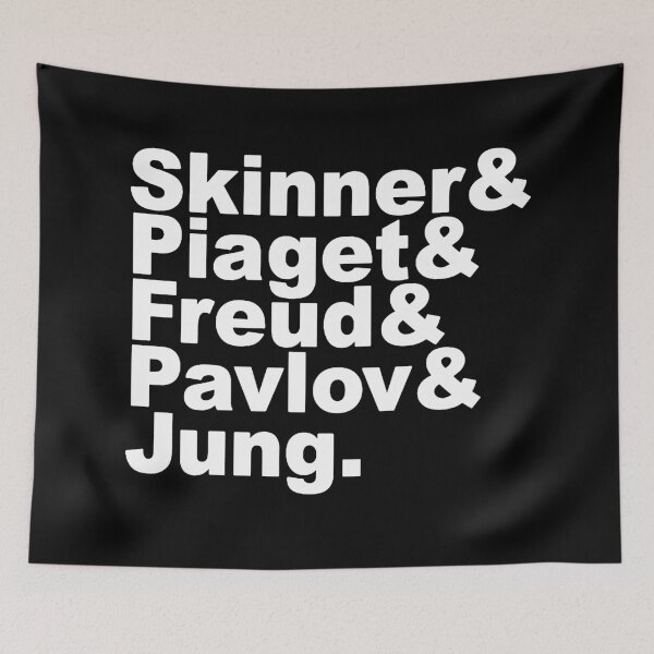 Item preview, Skinner, Piaget, Freud, Pavlov and Jung - Psychology Design designed and sold by Psychologist's Inventory.