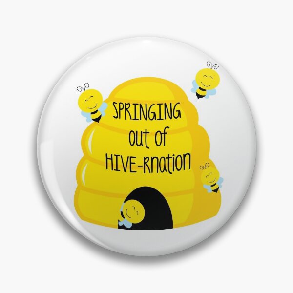 Item preview, Springing Out of HIVE-rnation!! (On White) designed and sold by PawsitiveMum.