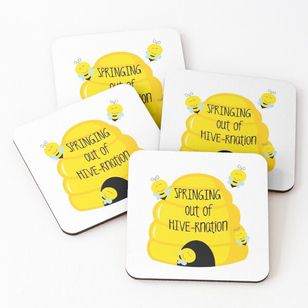 Item preview, Springing Out of HIVE-rnation!! (On White) designed and sold by PawsitiveMum.