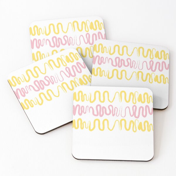Item preview, Pink and yellow Line Pattern Illustration designed and sold by fosterahope.
