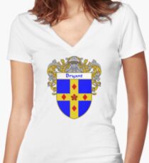 Bryant Coat of Arms/Family Crest Women's Fitted V-Neck T-Shirt