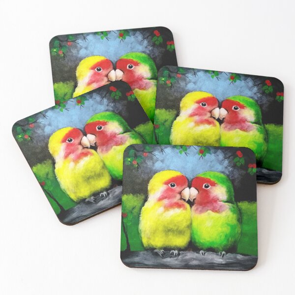 Item preview, Lovebirds designed and sold by SEEMAFINEART.