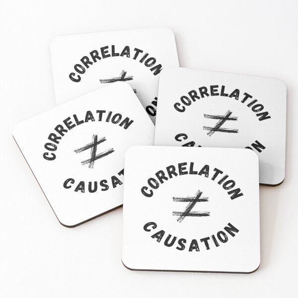 Item preview, Correlation is not Causation - Psychology Design designed and sold by Psychologist's Inventory.
