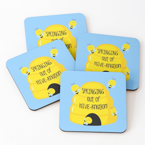Item preview, Springing Out of HIVE-rnation!! (On Blue) designed and sold by PawsitiveMum.