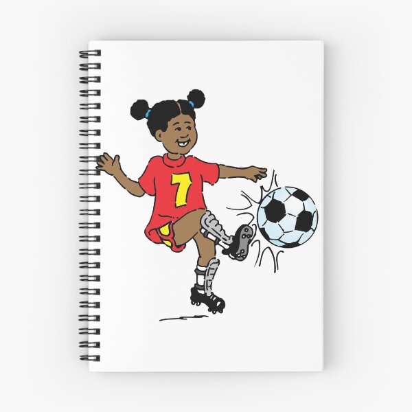 Item preview, Girl playing soccer designed and sold by lovingangela.