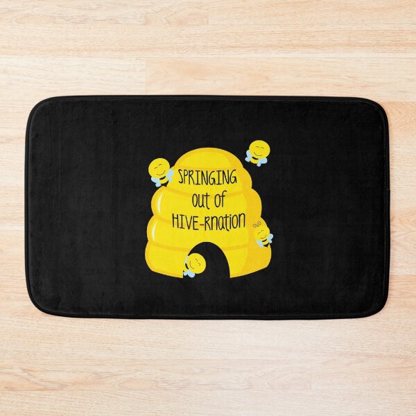 Item preview, Springing Out of HIVE-rnation!! (On Black) designed and sold by PawsitiveMum.