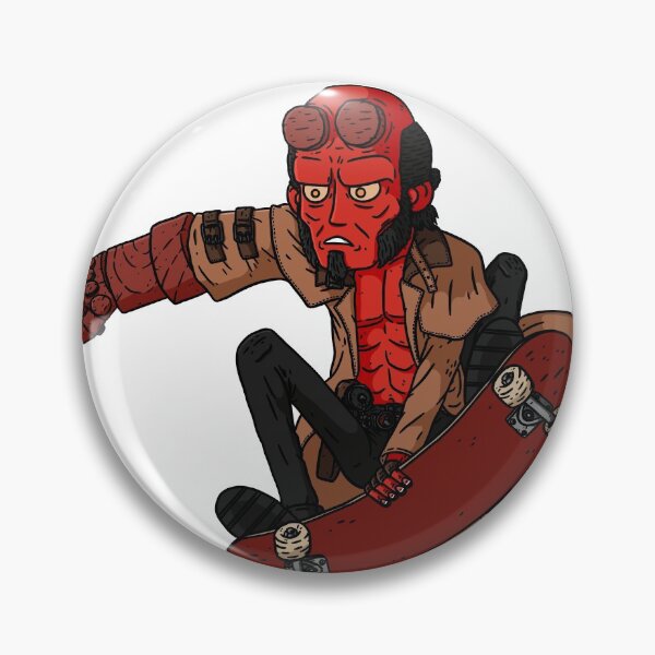 Item preview, Shredding Hellboy designed and sold by BraindeadVHS.