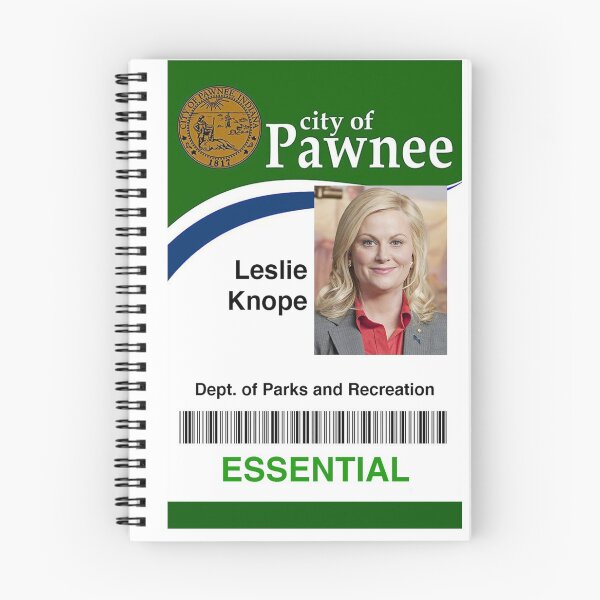 Item preview, Leslie Knope ID Card designed and sold by PaulyH.
